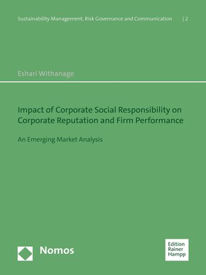 cover image of Impact of Corporate Social Responsibility on Corporate Reputation and Firm Performance